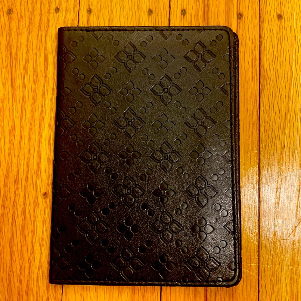 BCBG Black Logo Passport Holder